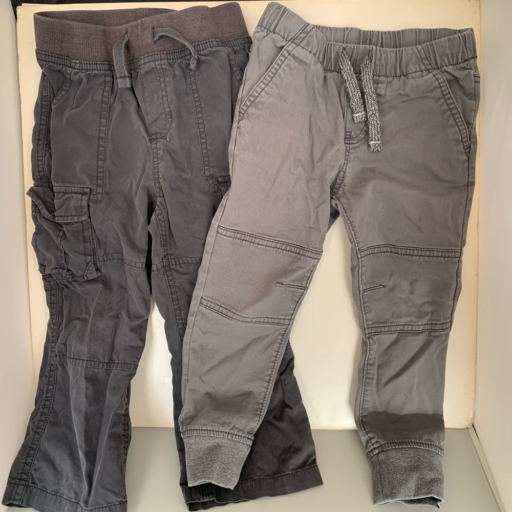 Cat & Jack and Cherokee Gray Casual Jogger Pants with Elastic Waist